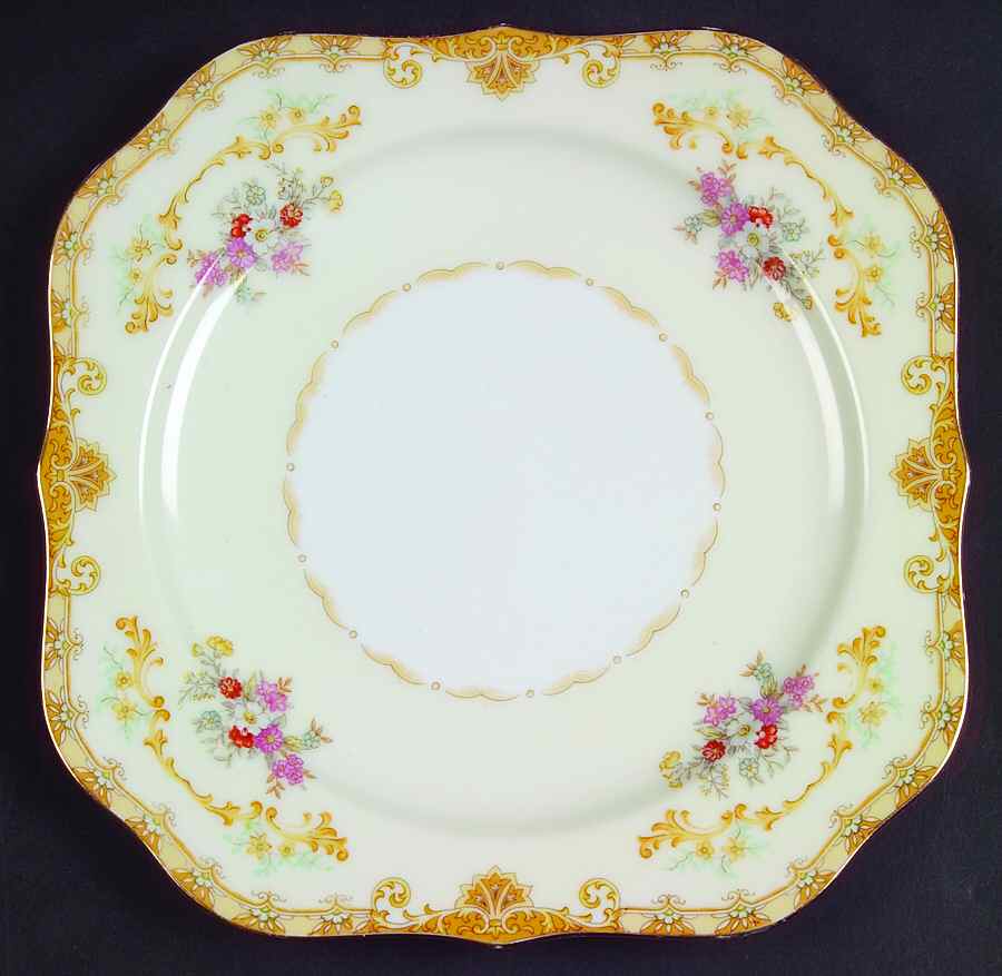 Mystery #190 Square Salad Plate by Noritake-1