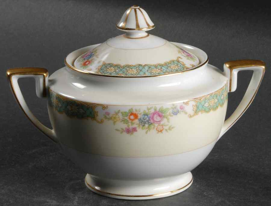 Mystery #191 Sugar Bowl & Lid by Noritake-1