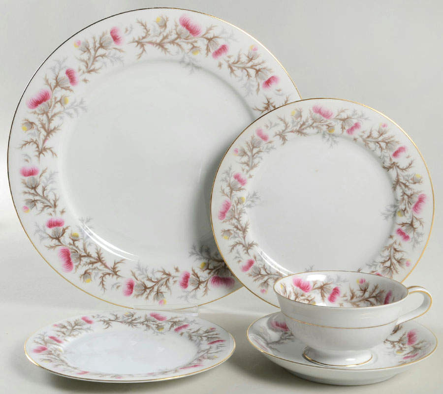 Mystery #192 5 Piece Place Setting by Noritake-1