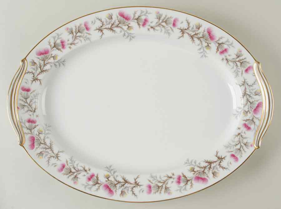 Mystery #192 16" Oval Serving Platter by Noritake-1