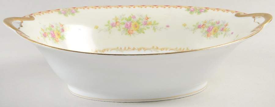 Mystery #193 10" Oval Vegetable Bowl by Noritake-1