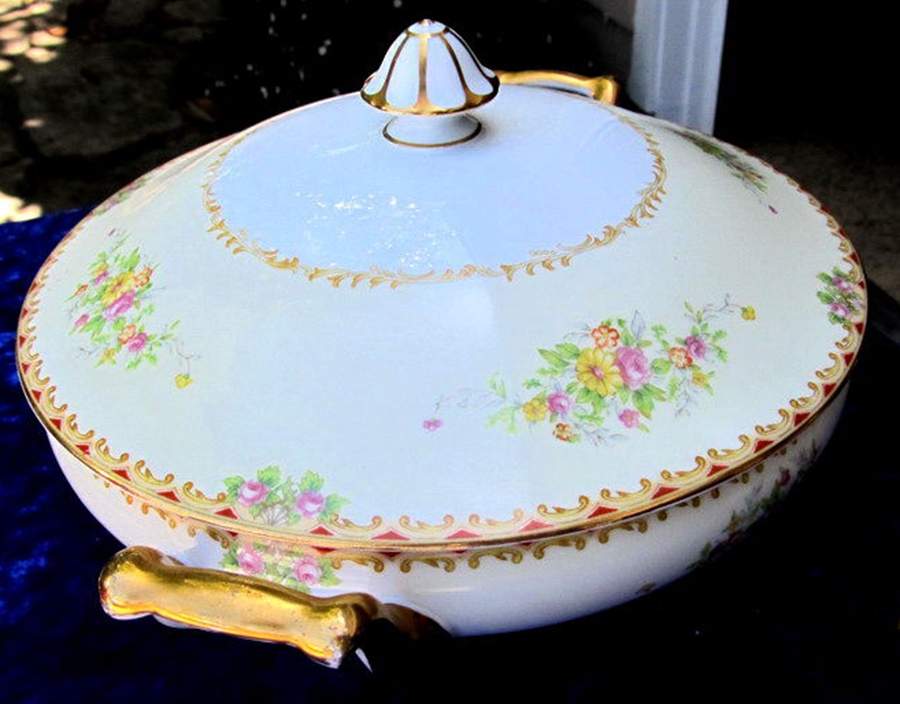 Mystery #193 Round Covered Vegetable by Noritake-1