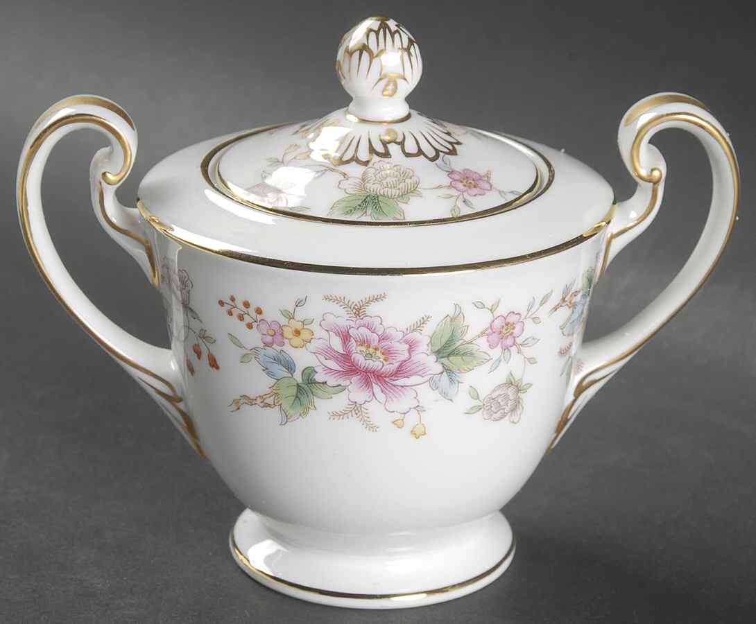 Mystery #196 Mini Sugar Bowl & Lid by Noritake-1
