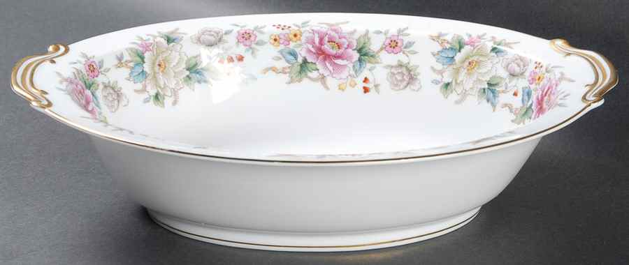 Mystery #196 10" Oval Vegetable Bowl by Noritake-1