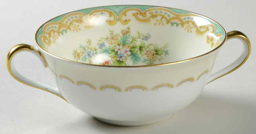 Mystery #197 Flat Cream Soup Bowl by Noritake-1