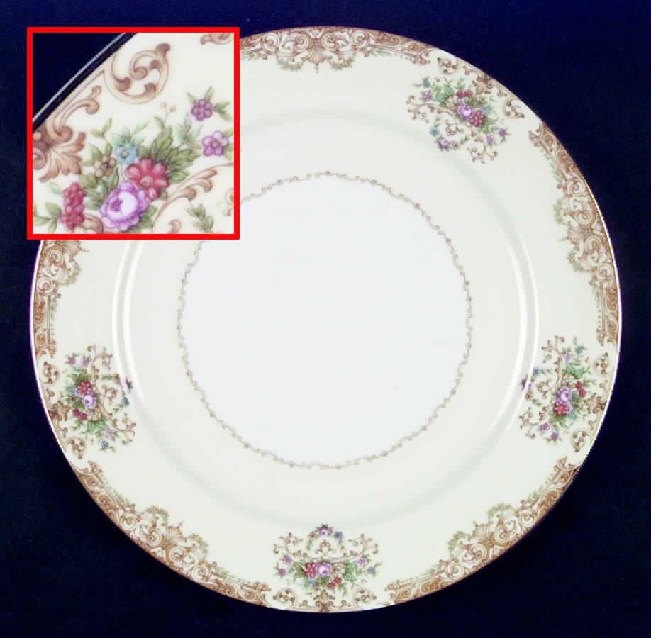 Mystery #198 Dinner Plate by Noritake-1