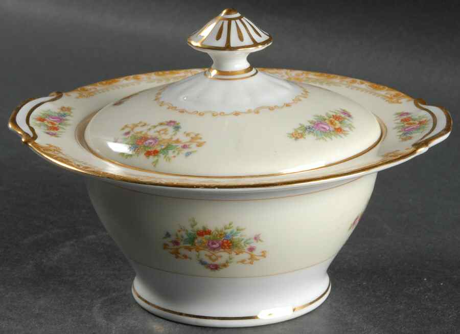 Mystery #198 Sugar Bowl & Lid by Noritake-1