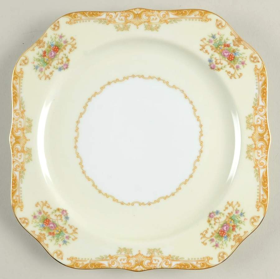 Mystery #198 Square Salad Plate by Noritake-1