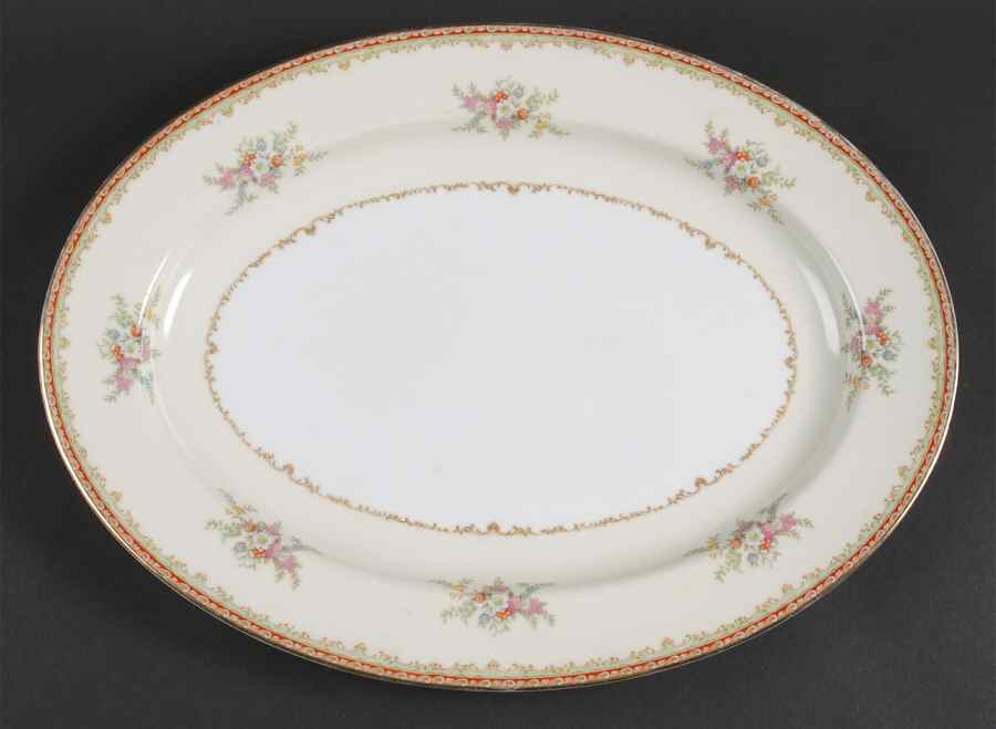 Mystery #20 16" Oval Serving Platter by Noritake-1