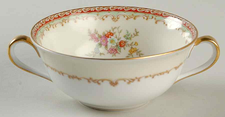 Mystery #20 Flat Cream Soup Bowl by Noritake-1