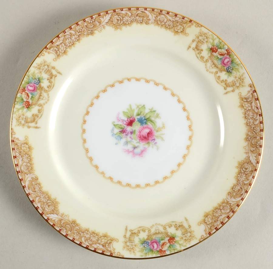 Mystery #203 Bread & Butter Plate by Noritake-1