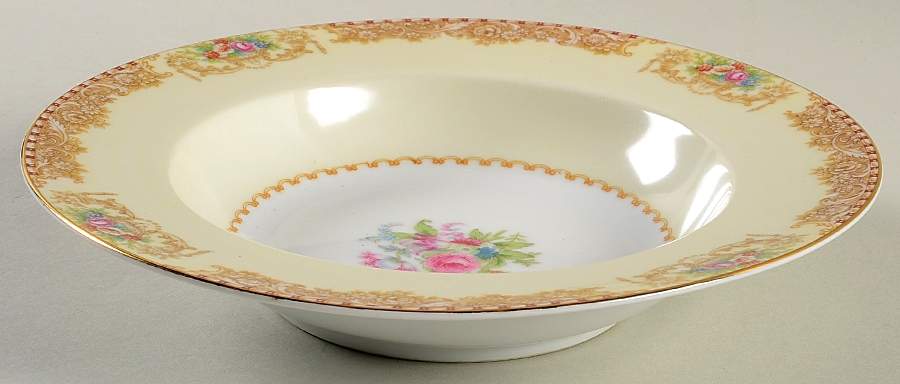 Mystery #203 Rim Soup Bowl by Noritake-1