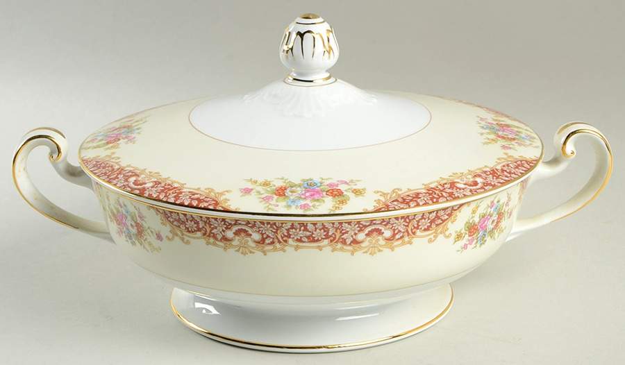 Mystery #205 Round Covered Vegetable by Noritake-1
