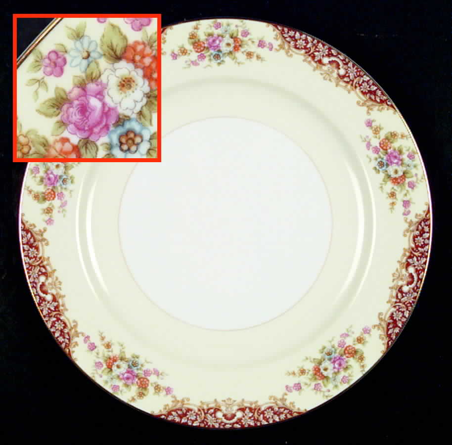 Mystery #205 Dinner Plate by Noritake-1