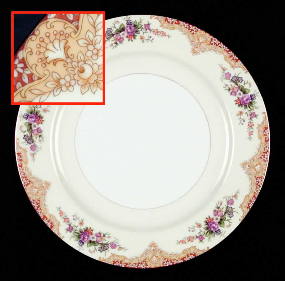 Mystery #207r Dinner Plate by Noritake-1