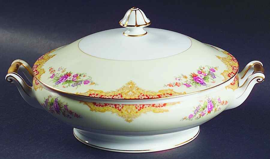 Mystery #207r Round Covered Vegetable by Noritake-1