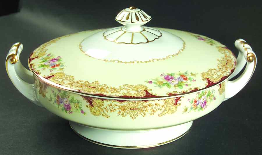 Mystery #208 Round Covered Vegetable by Noritake-1