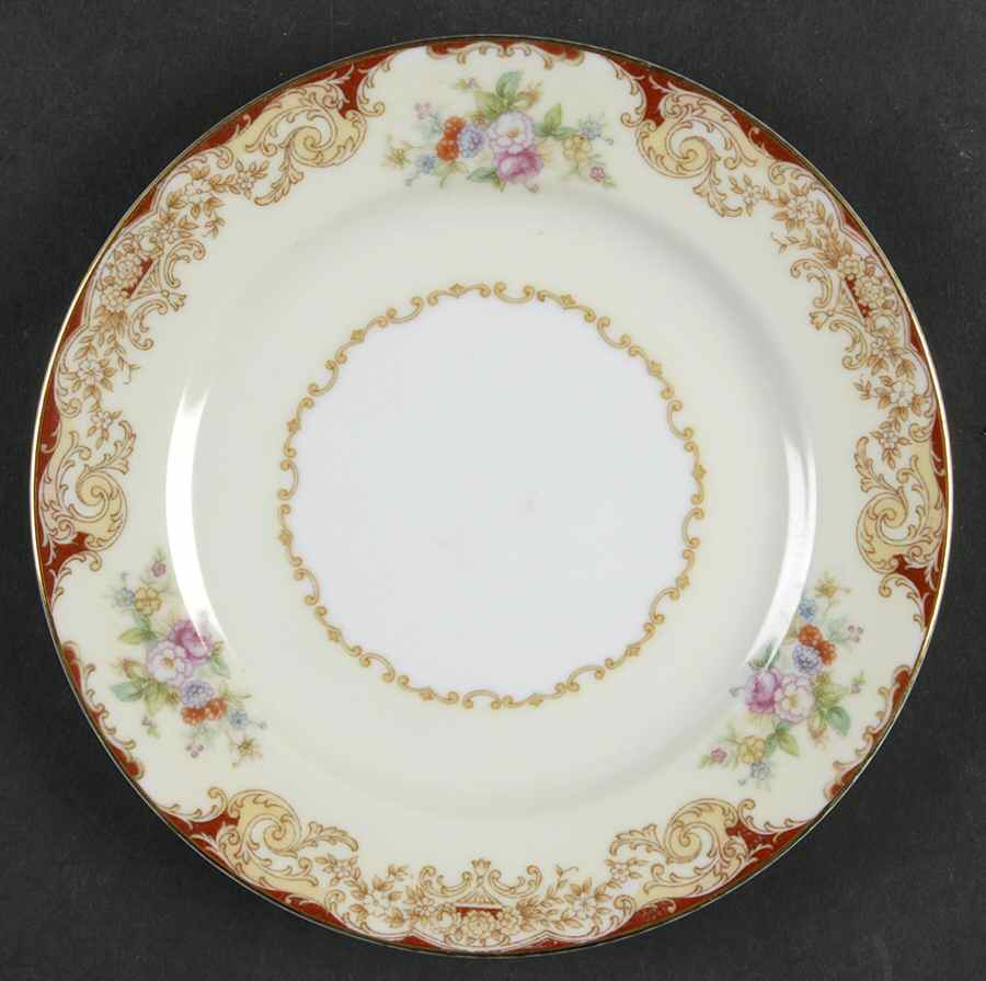 Mystery #208 Bread & Butter Plate by Noritake-1