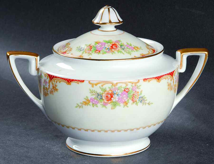 Mystery #209 Sugar Bowl & Lid by Noritake-1
