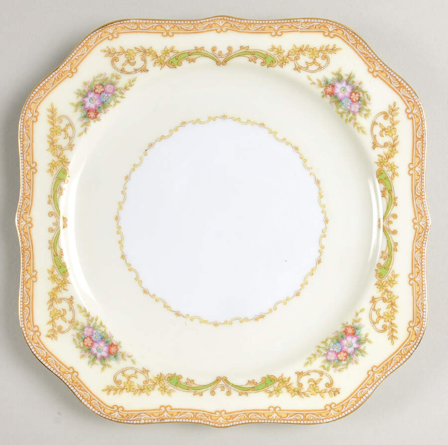 Mystery #214 Square Salad Plate by Noritake-1
