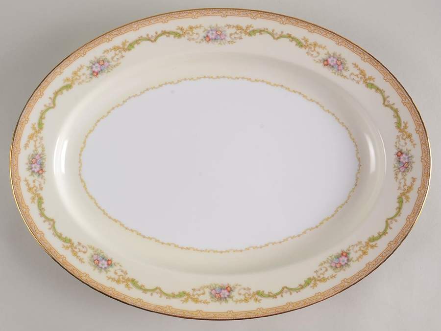 Mystery #214 16" Oval Serving Platter by Noritake-1
