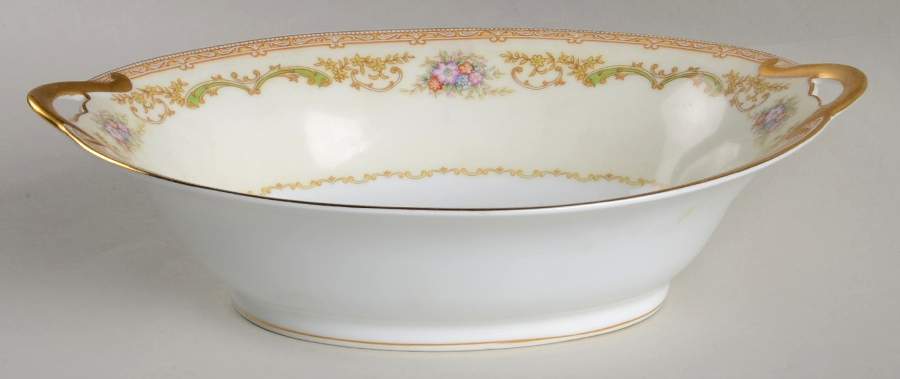 Mystery #214 10" Oval Vegetable Bowl by Noritake-1