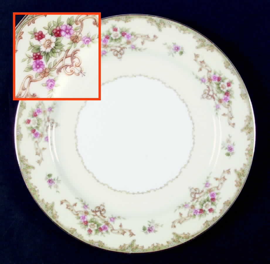 Mystery #215 Dinner Plate by Noritake-1