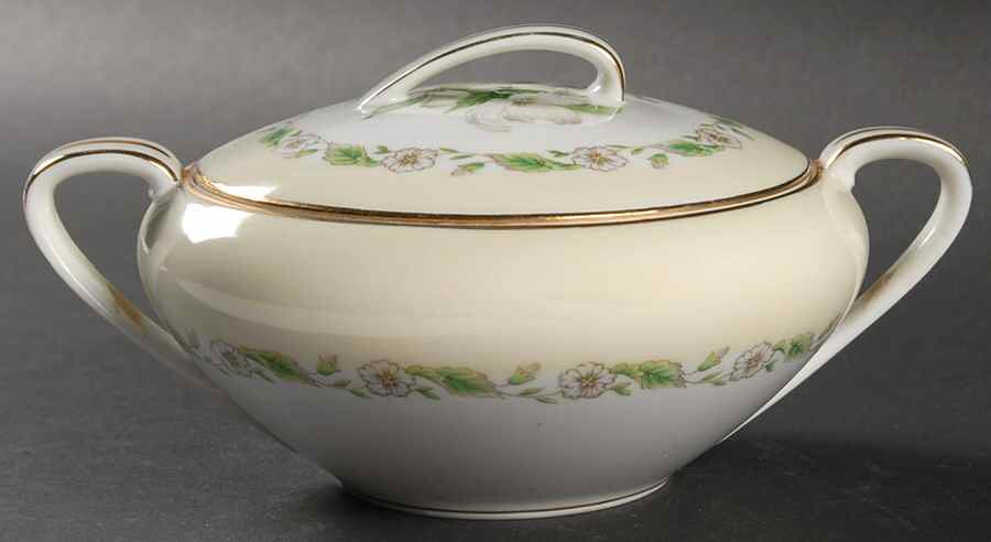 N1076 Sugar Bowl & Lid by Noritake-1