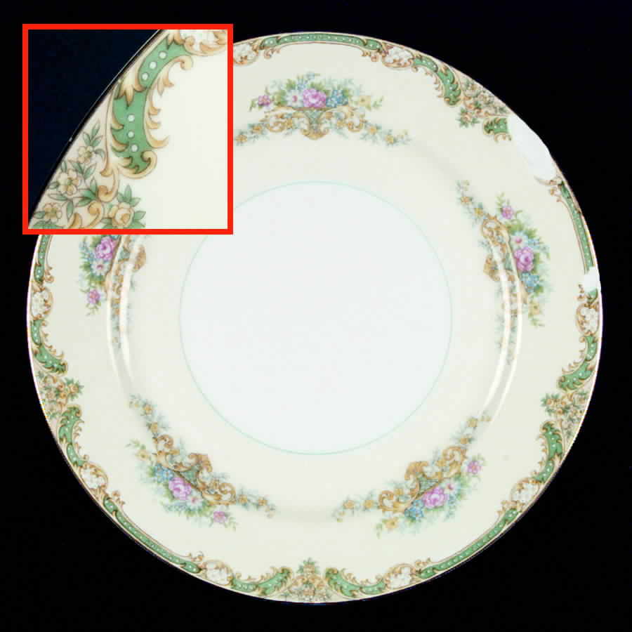 Mystery #227 Dinner Plate by Noritake-1