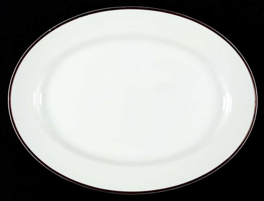 Mystery #228 11" Oval Serving Platter by Noritake-1