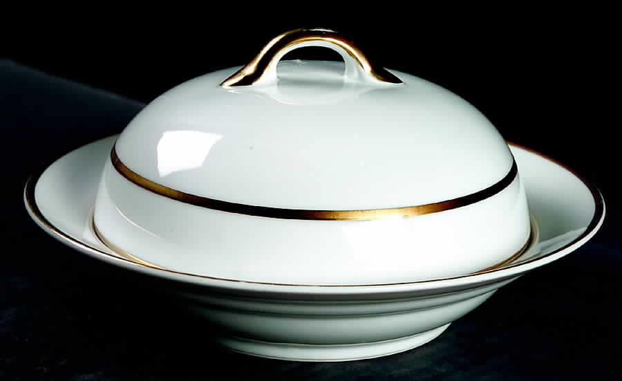 Mystery #228 Round Covered Butter by Noritake-1