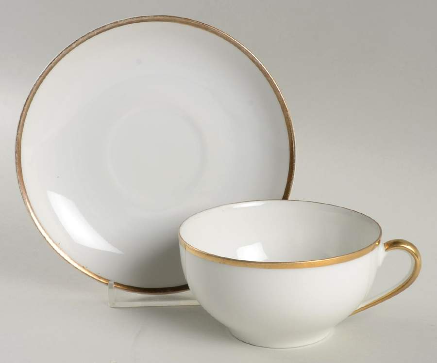 Mystery #228 Flat Cup & Saucer Set by Noritake-1