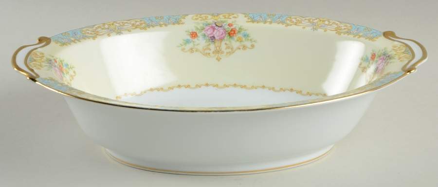 Mystery #234 10" Oval Vegetable Bowl by Noritake-1