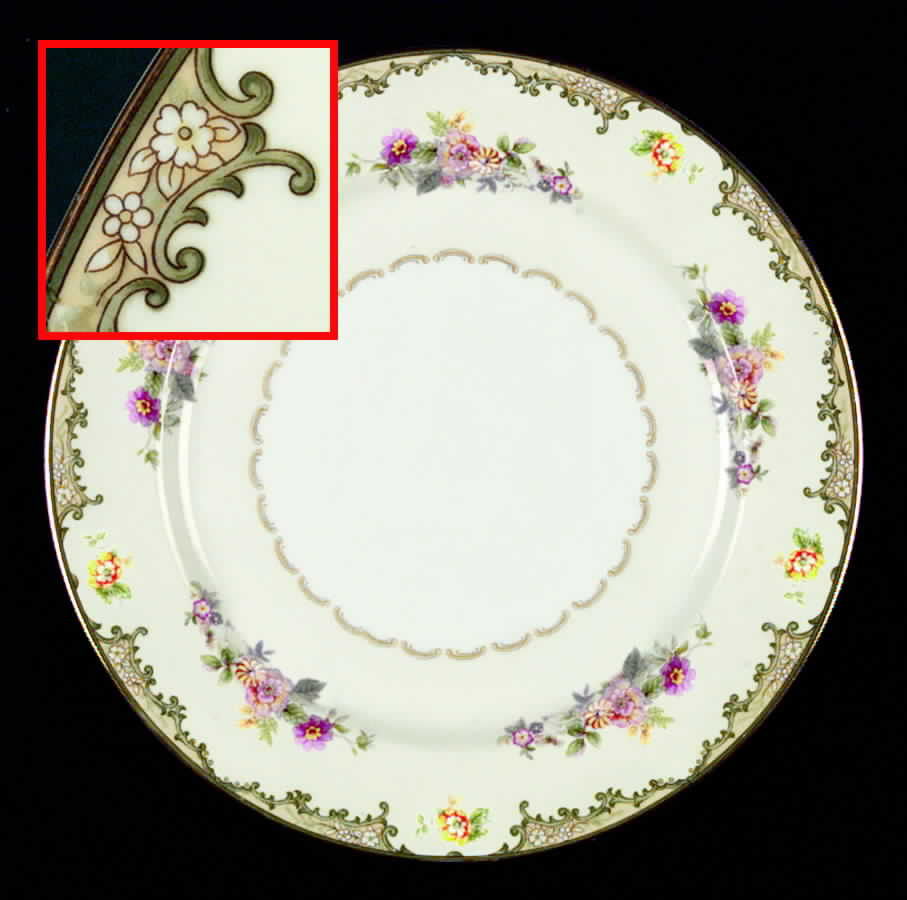 Mystery #235 Dinner Plate by Noritake-1