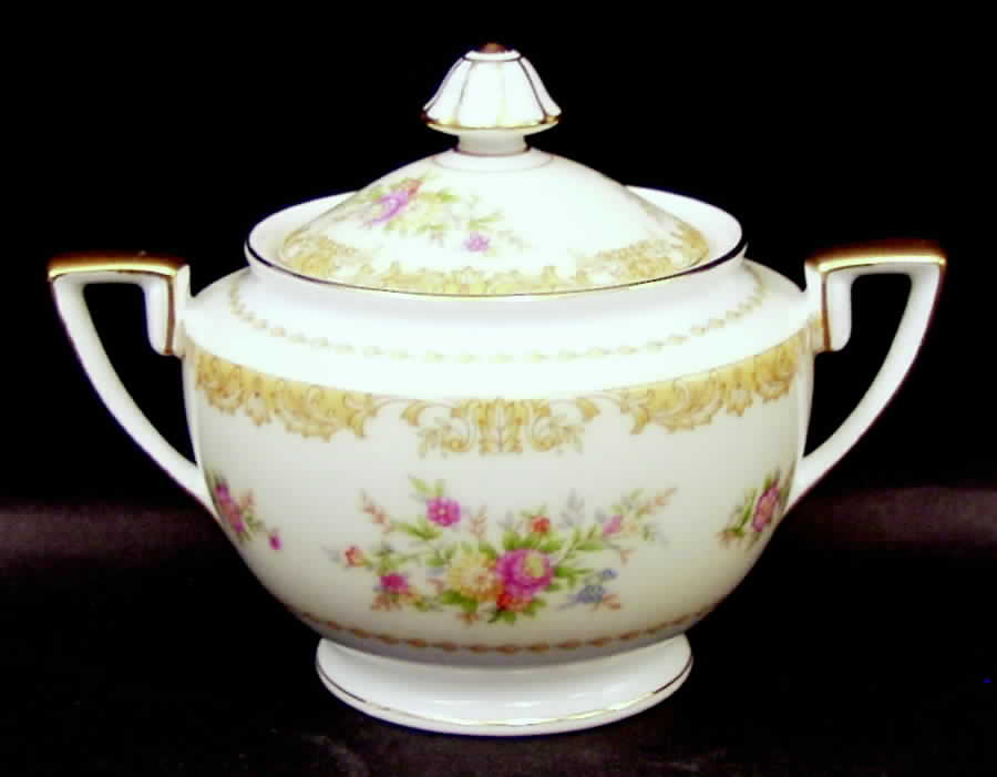Mystery #33 Sugar Bowl & Lid by Noritake-1
