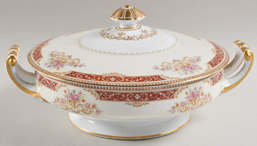 Mystery #36 Round Covered Vegetable by Noritake-1