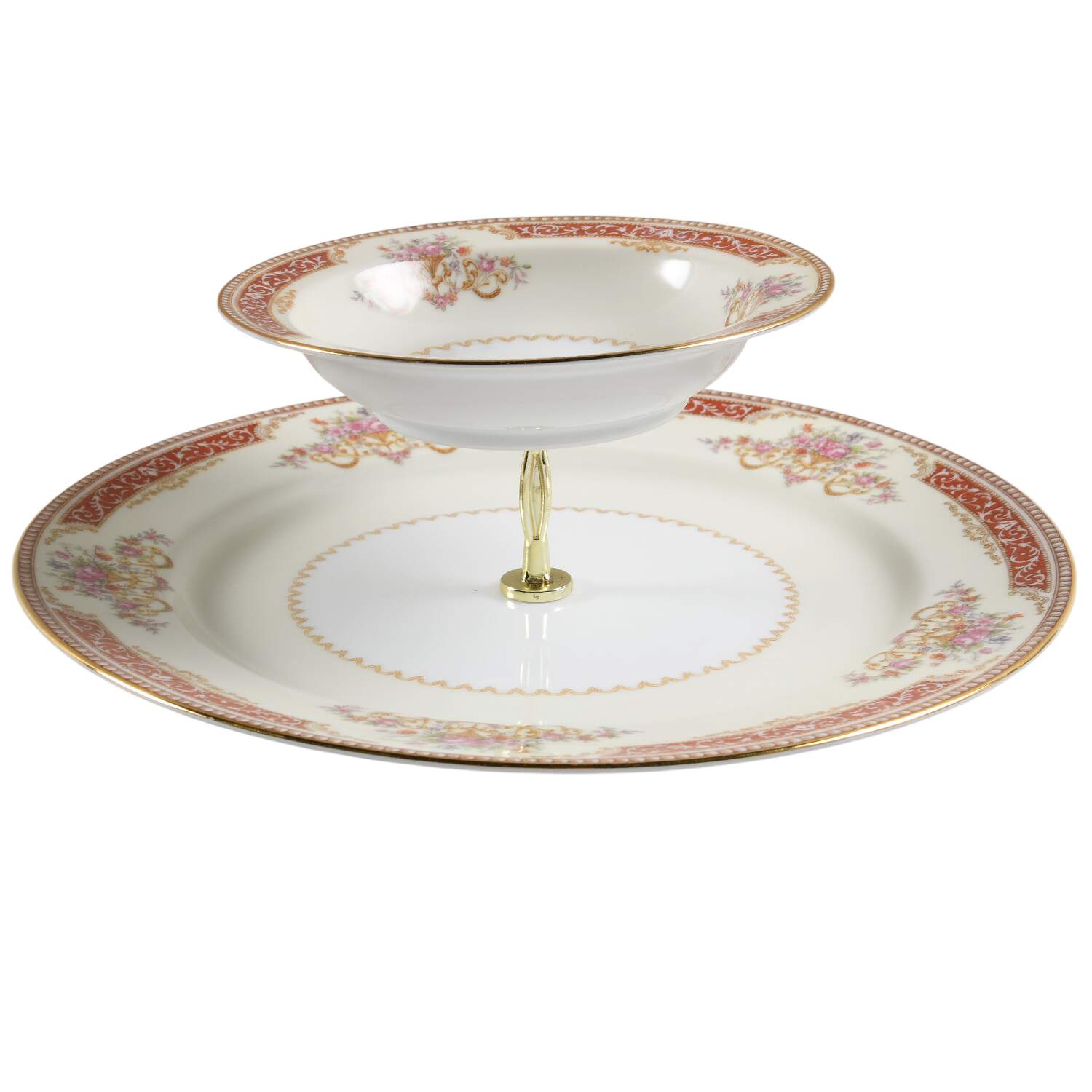 Mystery #36 3 1/4"-3 7/8" Chip & Dip/Veg Set 2 Pce (DP/FR) HC by Noritake-1