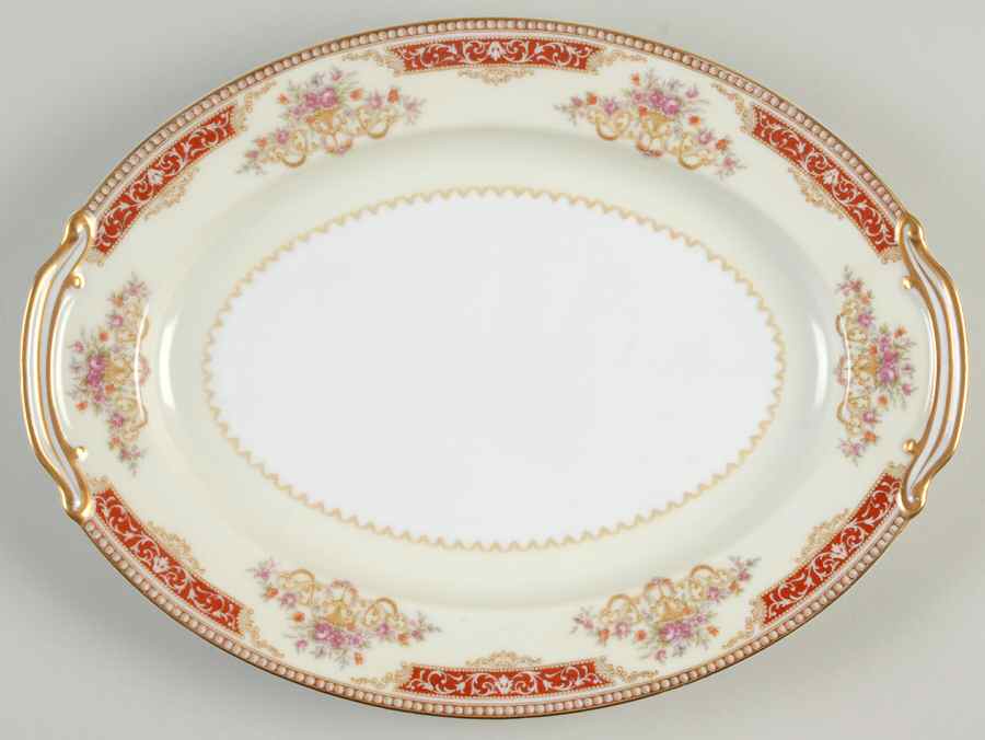 Mystery #36 11" Oval Serving Platter by Noritake-1