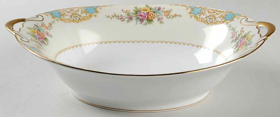 Mystery #37 10" Oval Vegetable Bowl by Noritake-1