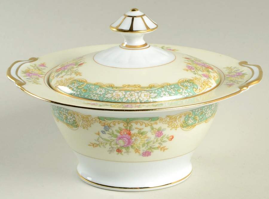 Mystery #39 Sugar Bowl & Lid by Noritake-1