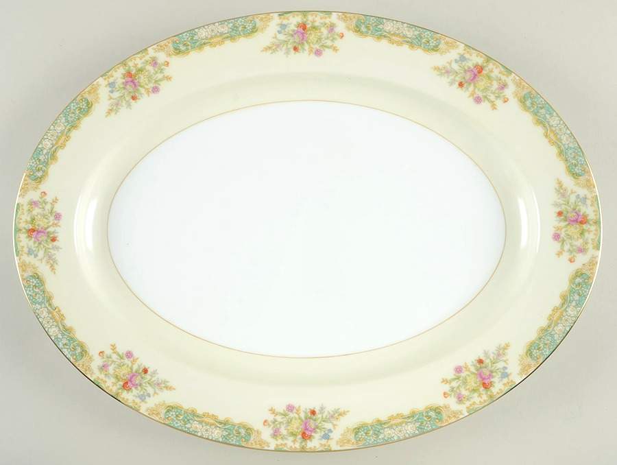 Mystery #39 16" Oval Serving Platter by Noritake-1