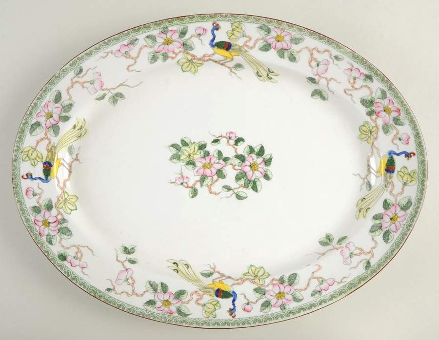 Mystery #40 15" Oval Serving Platter by Noritake-1