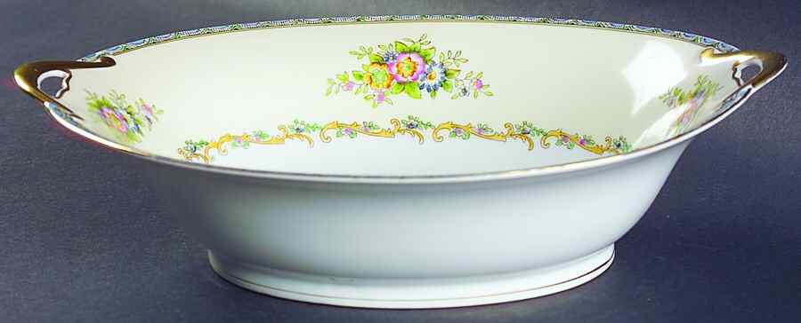 Mystery #42 10" Oval Vegetable Bowl by Noritake-1