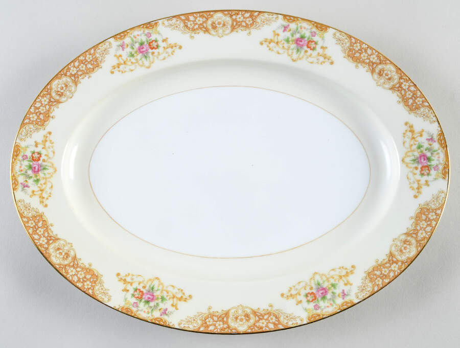 Mystery #44 11" Oval Serving Platter by Noritake-1