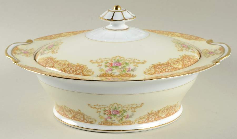 Mystery #44 Round Covered Vegetable by Noritake-1