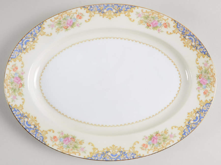 Mystery #45 11" Oval Serving Platter by Noritake-1