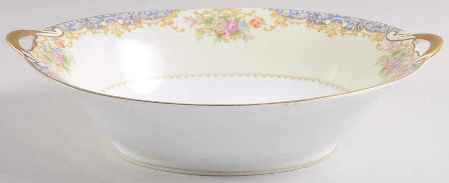 Mystery #45 10" Oval Vegetable Bowl by Noritake-1