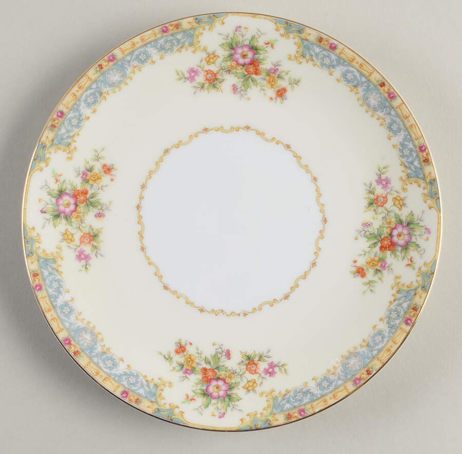 Mystery #46 Saucer for Footed Cream Soup Bowl by Noritake-1