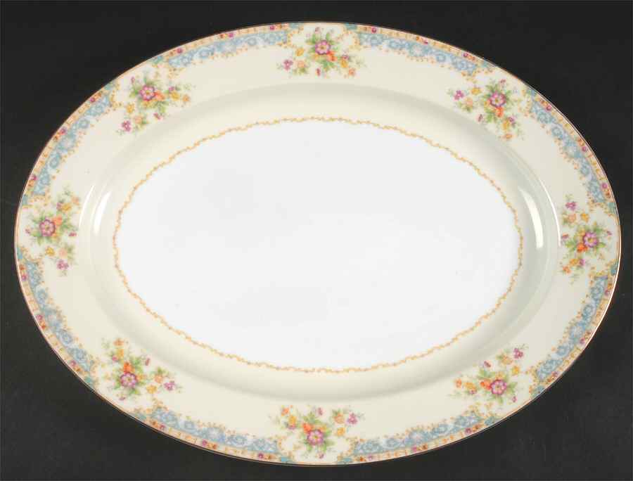Mystery #46 16" Oval Serving Platter by Noritake-1