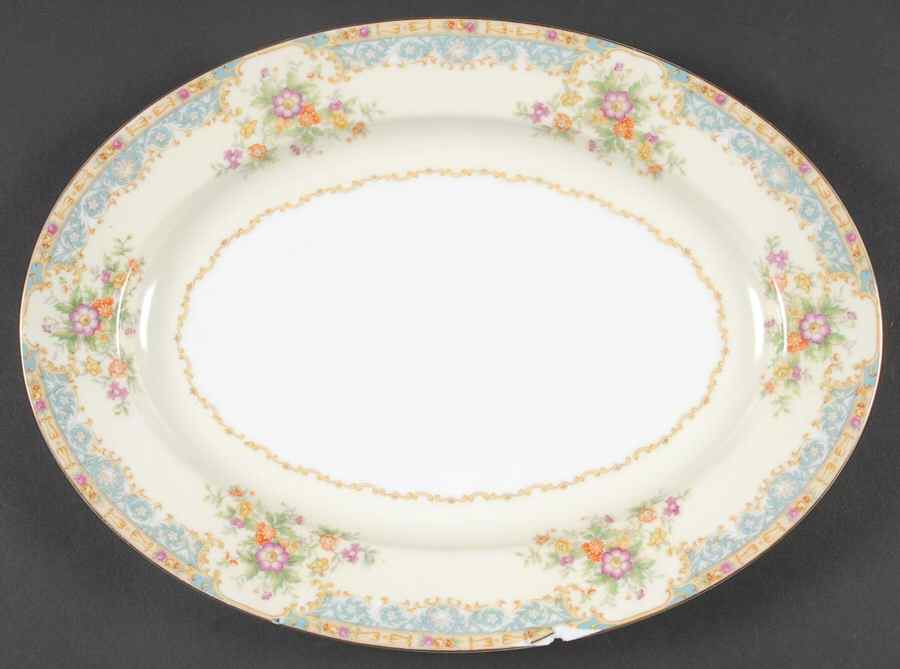 Mystery #46 11" Oval Serving Platter by Noritake-1
